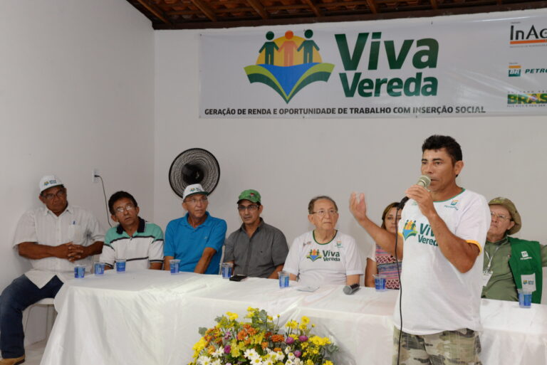 Solenidade de entrega das benfeitorias realizadas no projeto Viva Vereda